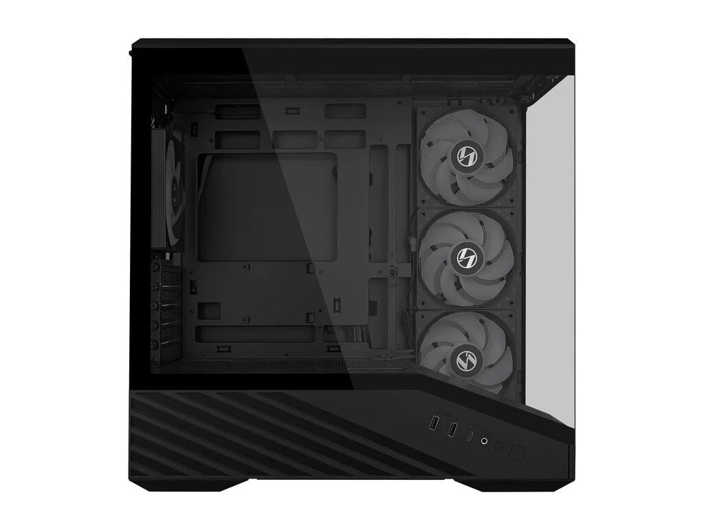Računalniško ohišje Lian Li Vector V100 MINI, Micro-ATX, kaljeno steklo, črno