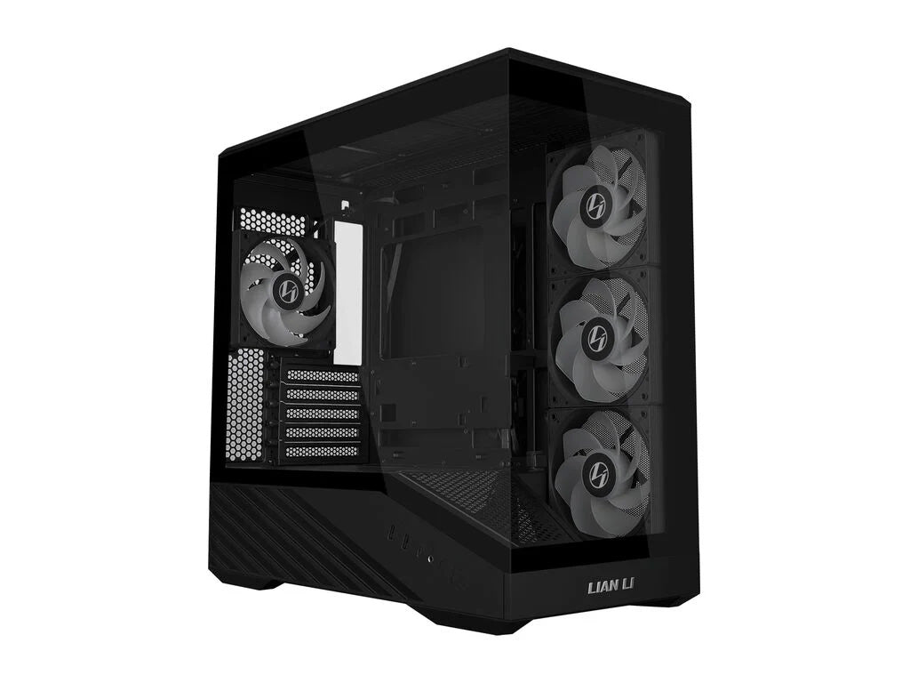 Računalniško ohišje Lian Li Vector V100 MINI, Micro-ATX, kaljeno steklo, črno