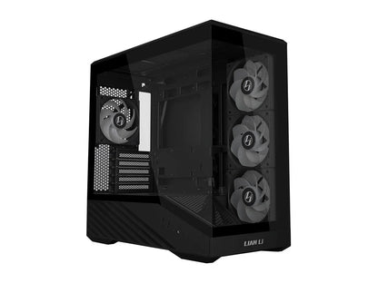 Računalniško ohišje Lian Li Vector V100 MINI, Micro-ATX, kaljeno steklo, črno