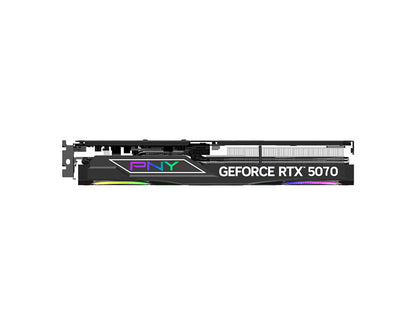 Grafična kartica Nvidia GeForce RTX 5070 EPIC-X RGB OC, 12GB GDDR7, PCIe x16, 3xDP 1xHDMI, PNY