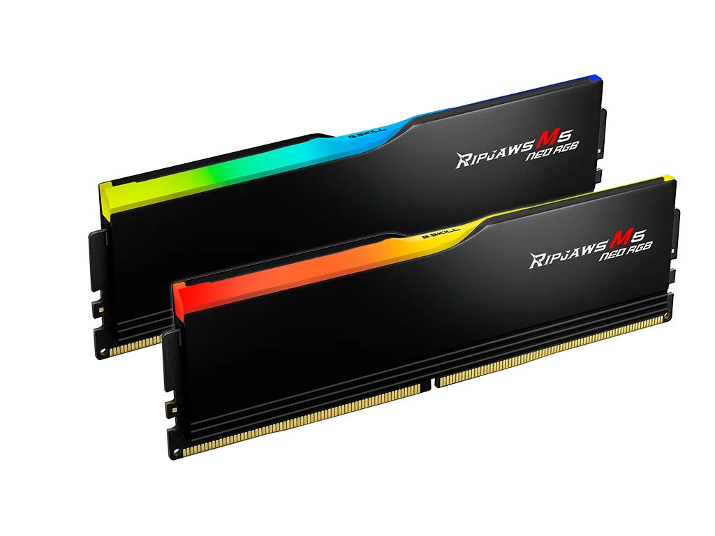 RAM DDR5 64GB Kit (2x32GB) 6000MT/s CL36, G.SKILL Ripjaws M5 Neo RGB XMP/EXPO