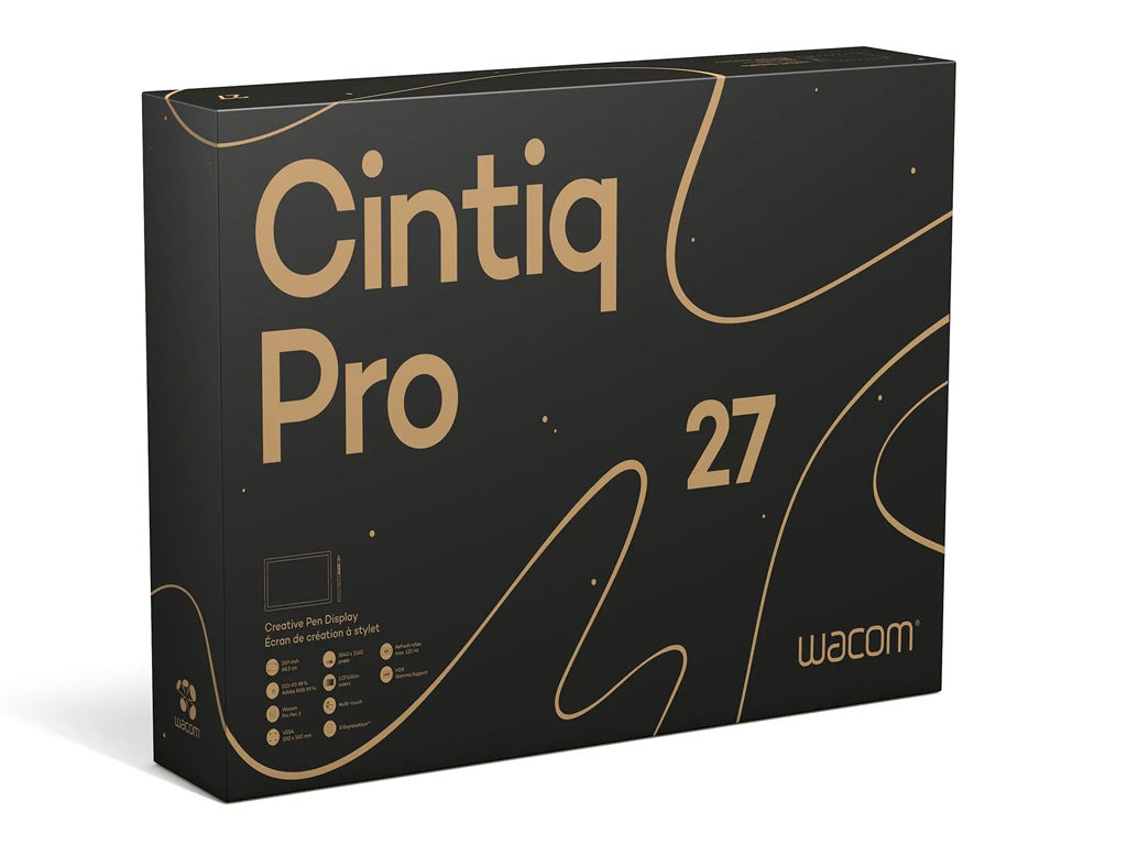 Grafični zaslon Wacom Cintiq Pro 27, 4K, USB-C, HDMI, DP