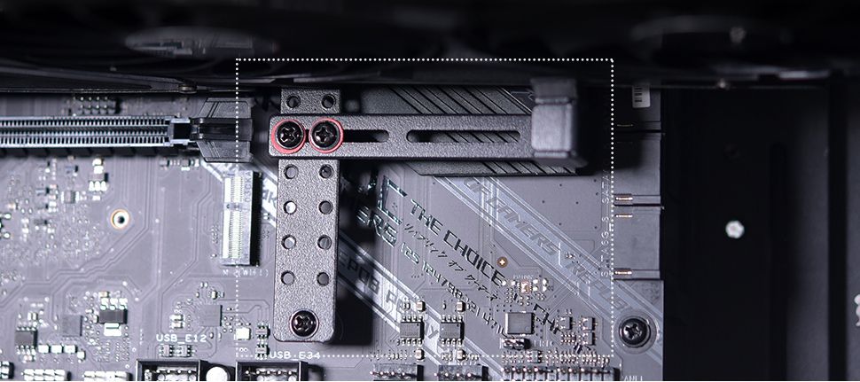 Opora za grafično kartico Lian Li GPU GB-002X, črna