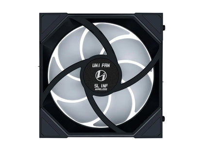 Ventilator za ohišje Lian Li UNI FAN SL-INF Wireless 140 ARGB, PWM, 140mm, črn