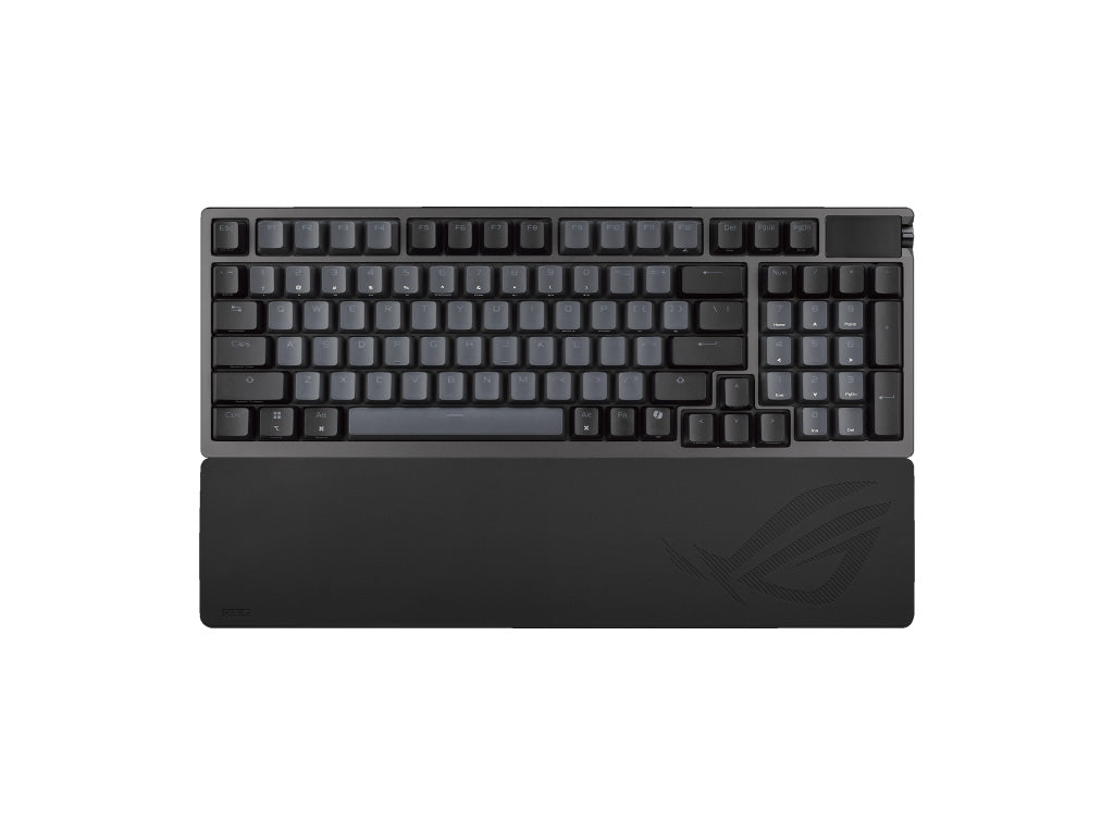 Tipkovnica ASUS ROG Azoth 96 HE Wireless, ROG HFX V2 Analog, PBT, OLED, RGB, USB, US
