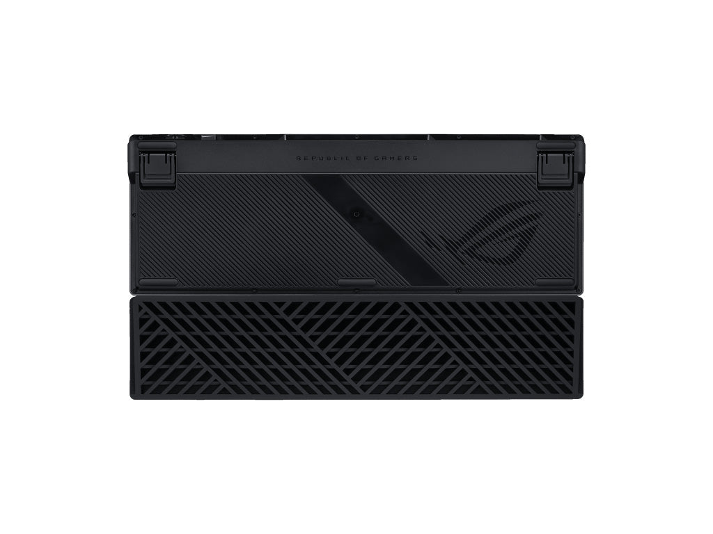 Tipkovnica ASUS ROG Azoth 96 HE Wireless, ROG HFX V2 Analog, PBT, OLED, RGB, USB, US