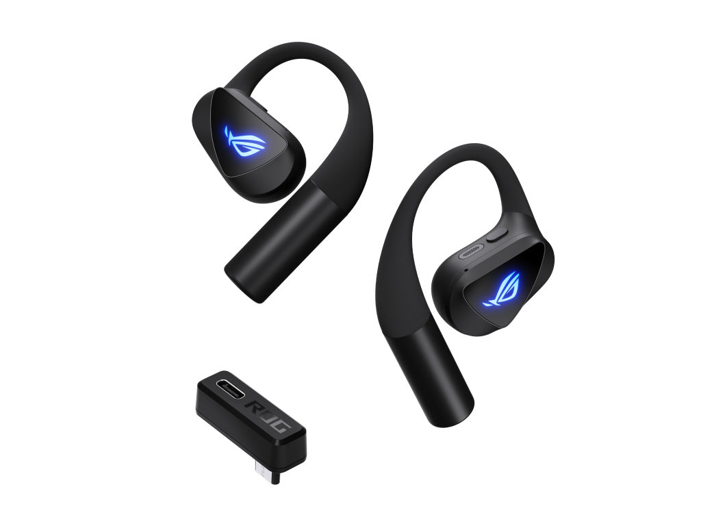 Slušalke ASUS ROG Cetra Open Wireless, 2.4 GHz, BT 6.0, IPX5