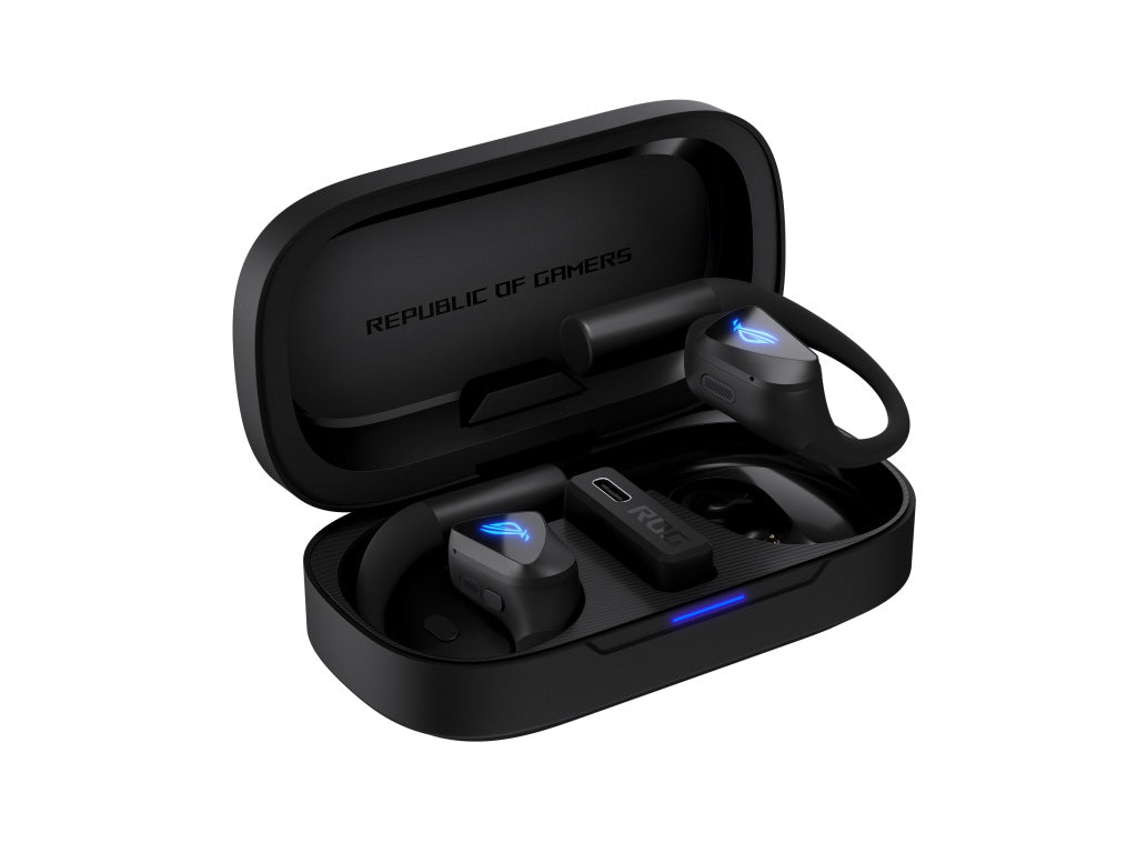Slušalke ASUS ROG Cetra Open Wireless, 2.4 GHz, BT 6.0, IPX5