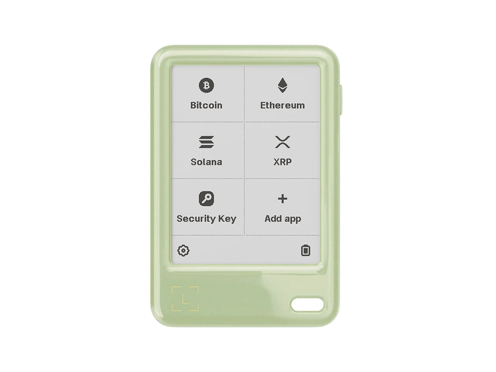 Ledger Nano Gen5 z Recovery Key, denarnica za Bitcoin in druge kriptovalute, Matcha Green