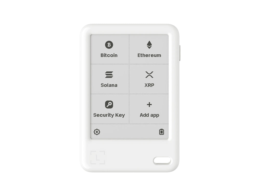 Ledger Nano Gen5 z Recovery Key, denarnica za Bitcoin in druge kriptovalute, Glacier White