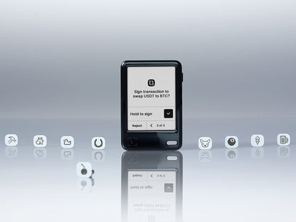 Ledger Nano Gen5 z Recovery Key, denarnica za Bitcoin in druge kriptovalute, Glacier White