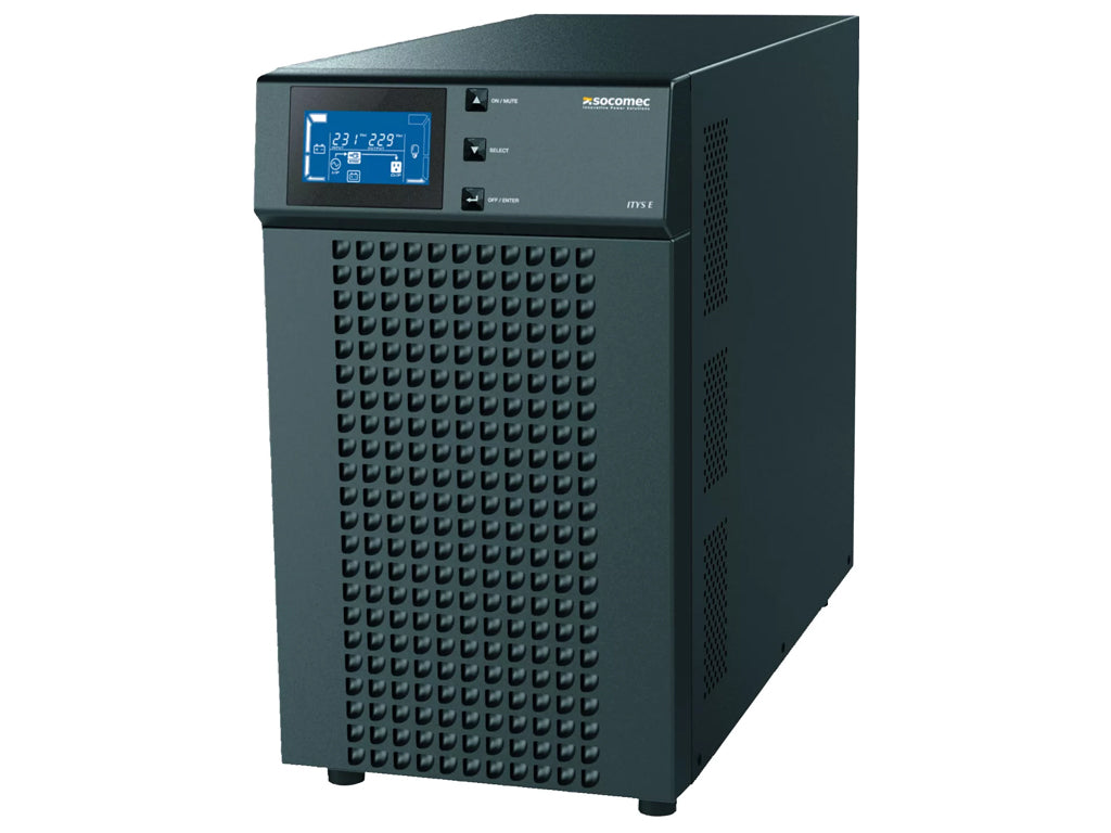 UPS SOCOMEC ITyS-E 1000VA, 800W, On-line, sinusni izhodni signal, USB, LCD