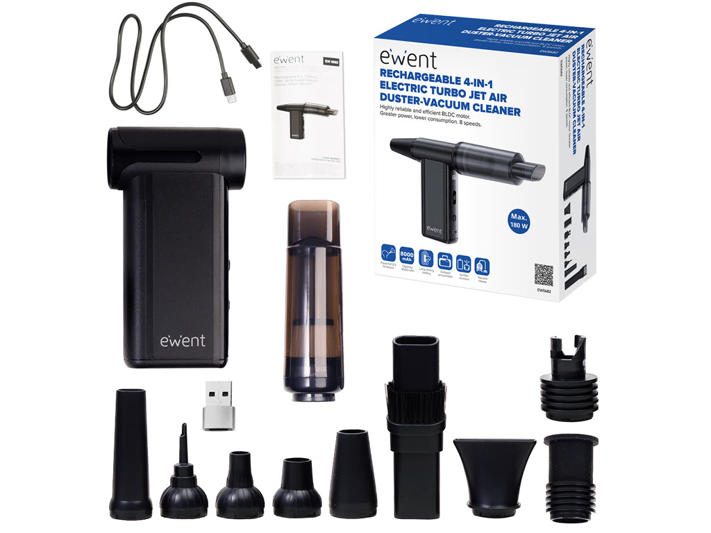 Žepni pihalnik zraka Ewent EW5682 TurboJet, 8000mAh