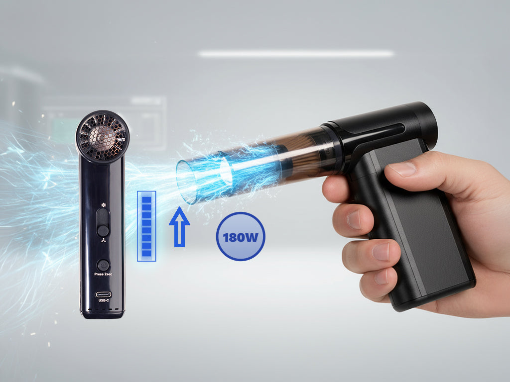 Žepni pihalnik zraka Ewent EW5682 TurboJet, 8000mAh