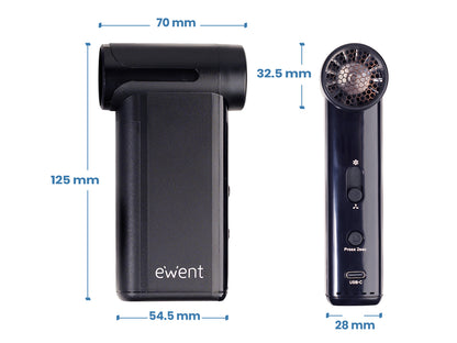 Žepni pihalnik zraka Ewent EW5682 TurboJet, 8000mAh