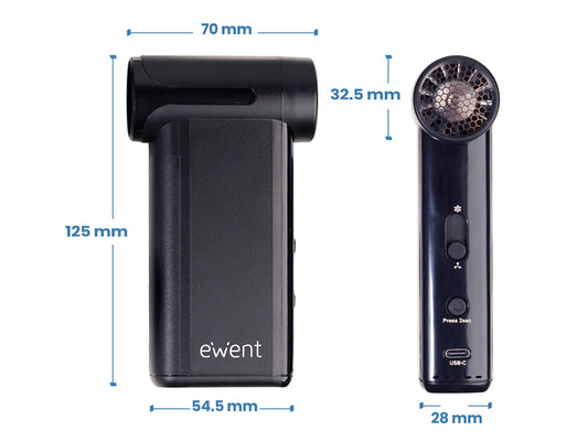 Žepni pihalnik zraka Ewent EW5682 TurboJet, 8000mAh