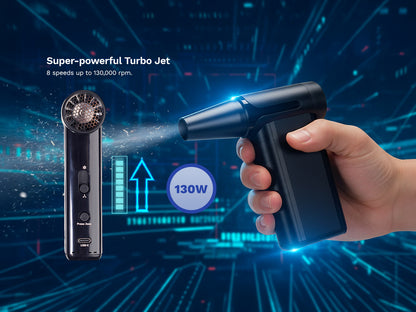 Žepni pihalnik zraka Ewent EW5681 TurboJet, 5000mAh