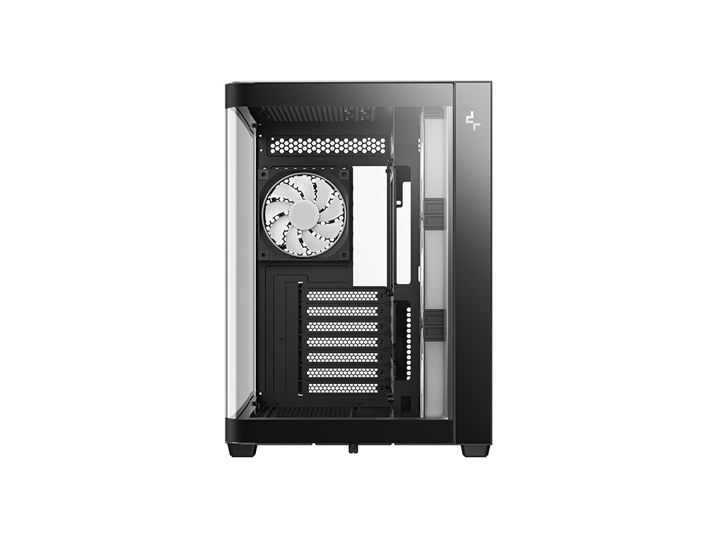 Računalniško ohišje DeepCool CG530U 4F, ATX, Midi-Tower, ARGB, ukrivljeno steklo, črno