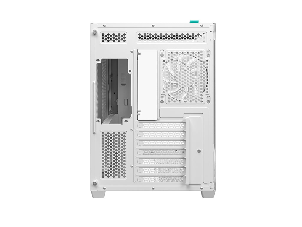 Računalniško ohišje DeepCool CG530U 4F WH, ATX, Midi-Tower, ARGB, ukrivljeno steklo, belo