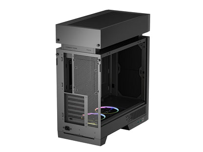 Računalniško ohišje DeepCool CL660, ATX, Midi-Tower, ARGB, kaljeno steklo, črno