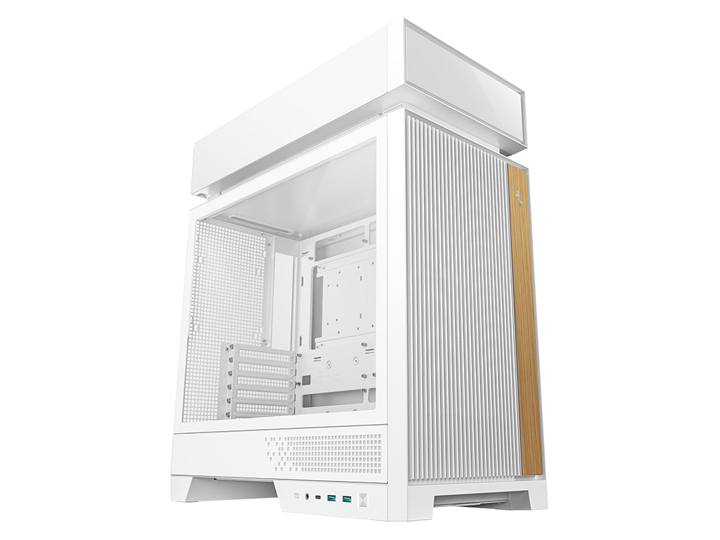 Računalniško ohišje DeepCool CL660 WH, ATX, Midi-Tower, ARGB, kaljeno steklo, belo
