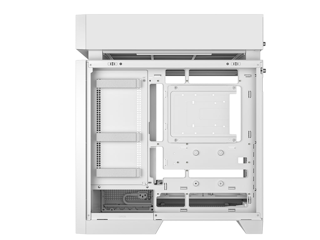 Računalniško ohišje DeepCool CL660 WH, ATX, Midi-Tower, ARGB, kaljeno steklo, belo