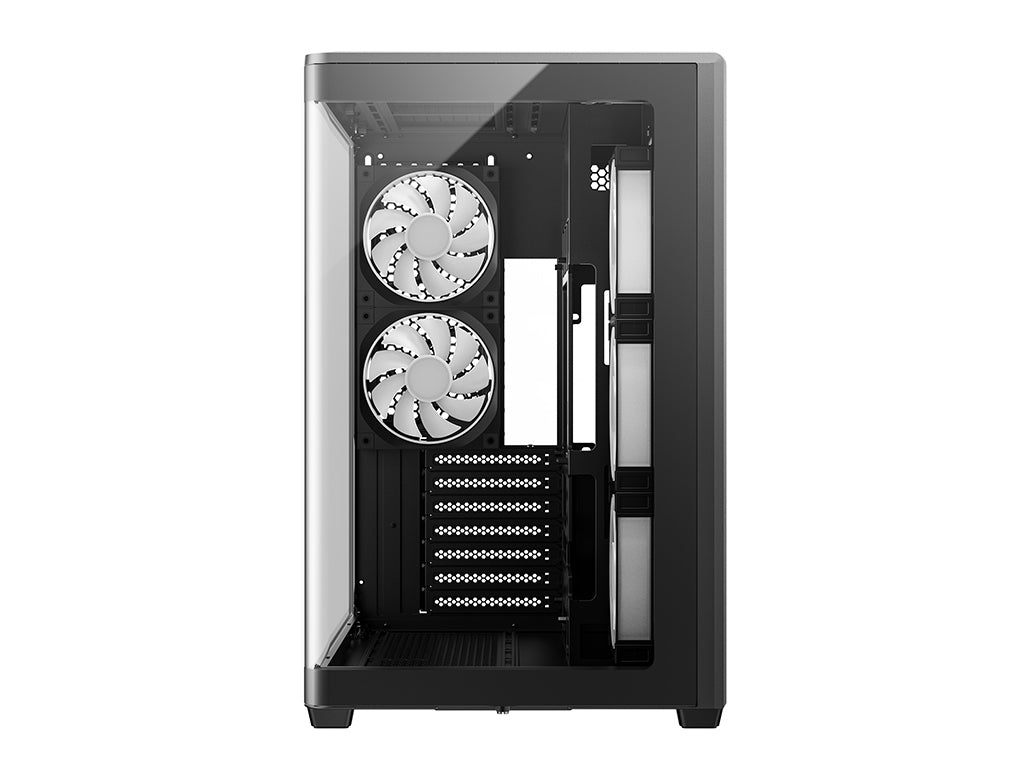 Računalniško ohišje DeepCool CG590U 5F, ATX, Midi-Tower, ARGB, ukrivljeno kaljeno steklo, črno