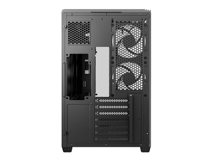 Računalniško ohišje DeepCool CG590U 5F, ATX, Midi-Tower, ARGB, ukrivljeno kaljeno steklo, črno