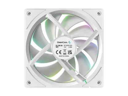 Ventilator za ohišje DeepCool FL12R SE WH 3-IN-1, ARGB, PWM, 120mm, 3 Pack, bel