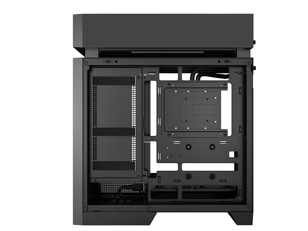 Računalniško ohišje DeepCool CL6600, AIO 360mm, ATX, Midi-Tower, ARGB, kaljeno steklo, črno