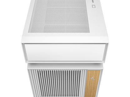 Računalniško ohišje DeepCool CL6600 WH, AIO 360mm, ATX, Midi-Tower, ARGB, kaljeno steklo, belo