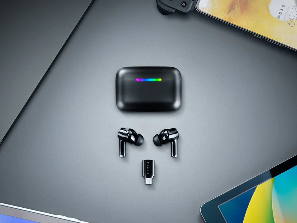 Slušalke Razer Hammerhead V3 HyperSpeed, True Wireless, USB-C, Bluetooth 6.0