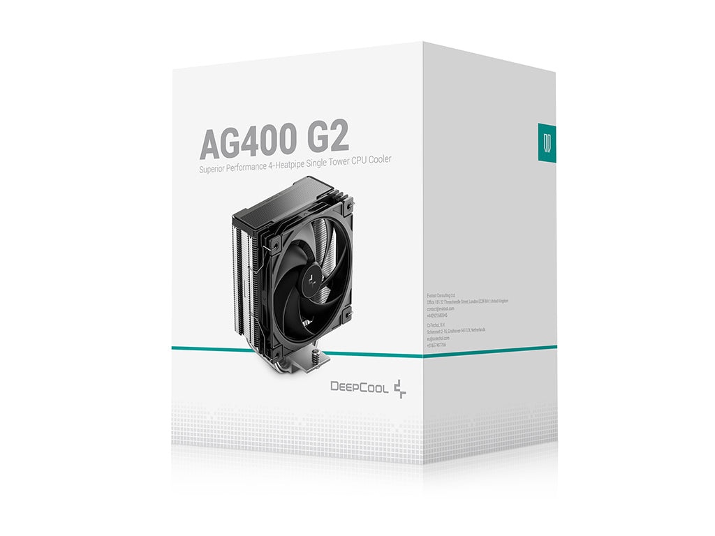 Hladilnik za procesor DeepCool AG400 G2, 120mm, črn