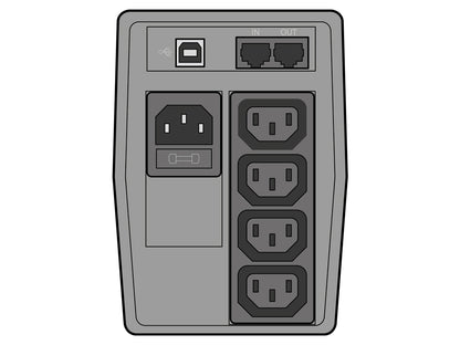 UPS SOCOMEC NeTYS PE 850VA, 480W, Line-interactive, USB