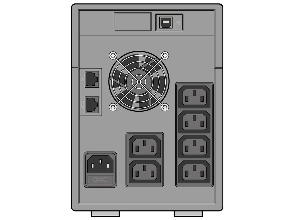 UPS SOCOMEC NeTYS PE 2000VA, 1200W, Line-interactive, USB, LCD