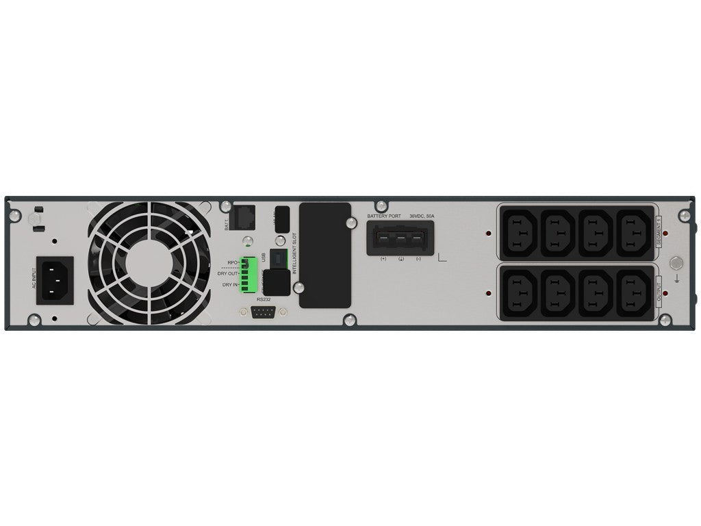 UPS SOCOMEC Netys RT 1000VA, 1000W, Rack/tower, On-line, sinusni izhodni signal, USB, LCD
