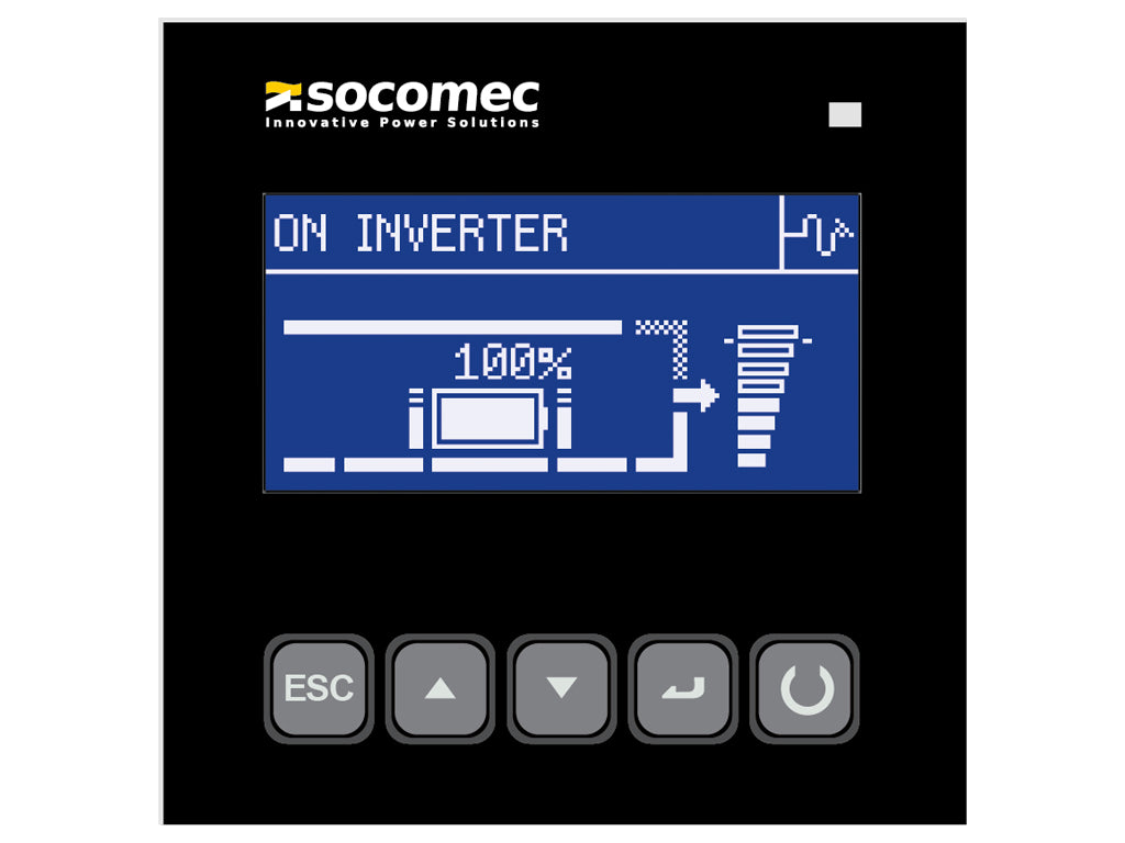 UPS SOCOMEC ITyS 3000VA, 3000W, On-line, sinusni signal, USB, LCD