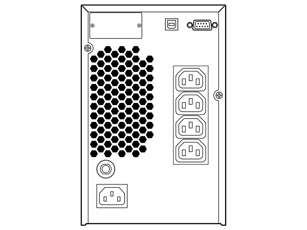 UPS SOCOMEC ITyS-E 2000VA, 1600W, On-line, sinusni izhodni signal, USB, LCD