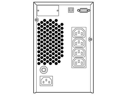 UPS SOCOMEC ITyS-E 2000VA, 1600W, On-line, sinusni izhodni signal, USB, LCD