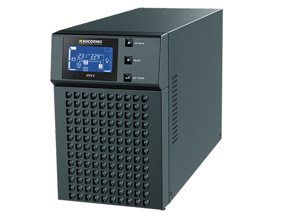 UPS SOCOMEC ITyS-E 2000VA, 1600W, On-line, sinusni izhodni signal, USB, LCD