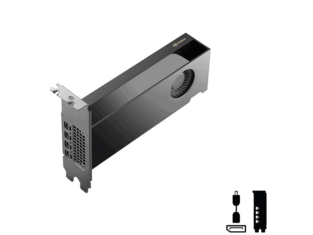Grafična kartica NVIDIA RTX PRO 2000 Blackwell, 16GB GDDR7 ECC, PCIe 5.0, 4x mDP 2.1b,PNY