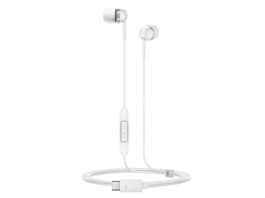Slušalke Sennheiser CX 80U, USB-C, bele