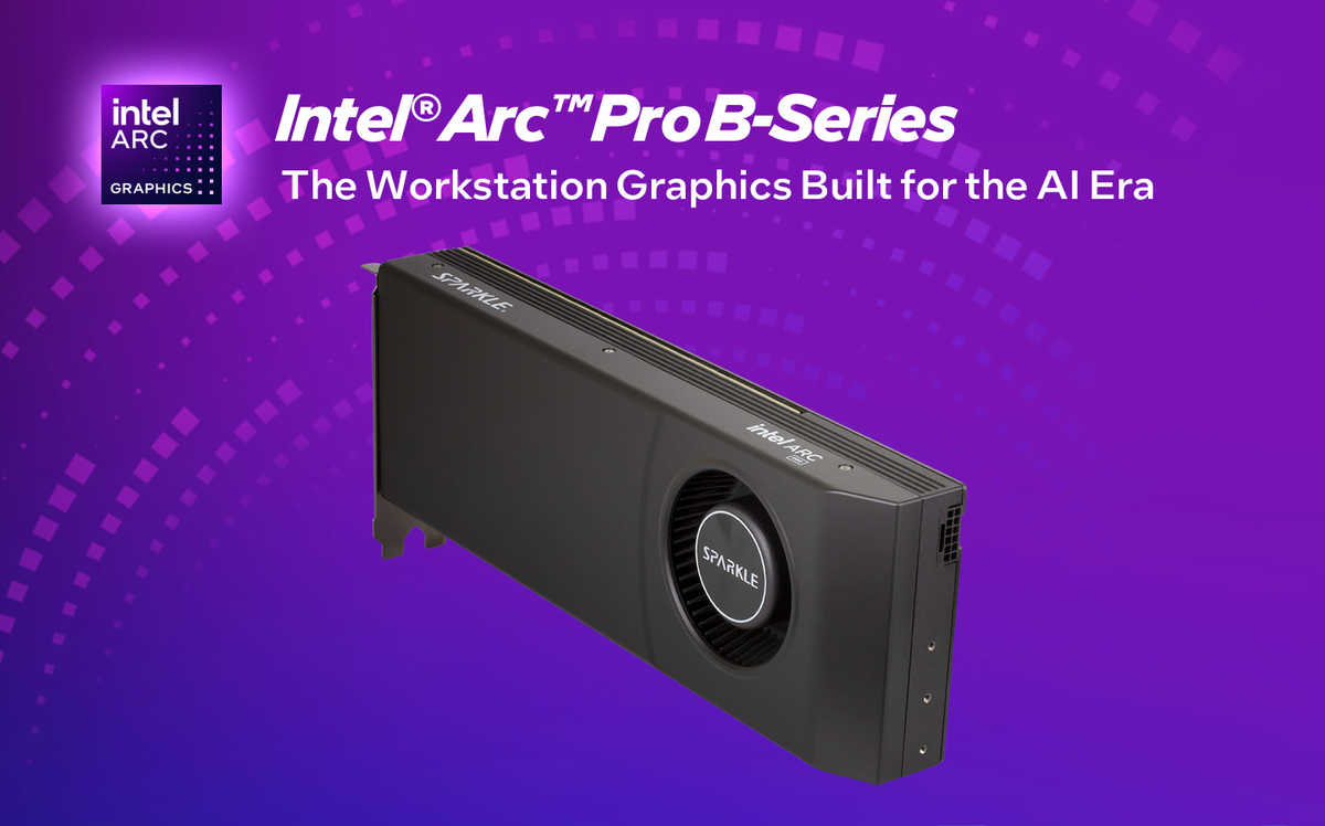 Grafična kartica Intel ARC B70 Pro Blower, 32GB GDDR6, PCIe 5.0, 4x DP 2.1, Sparkle