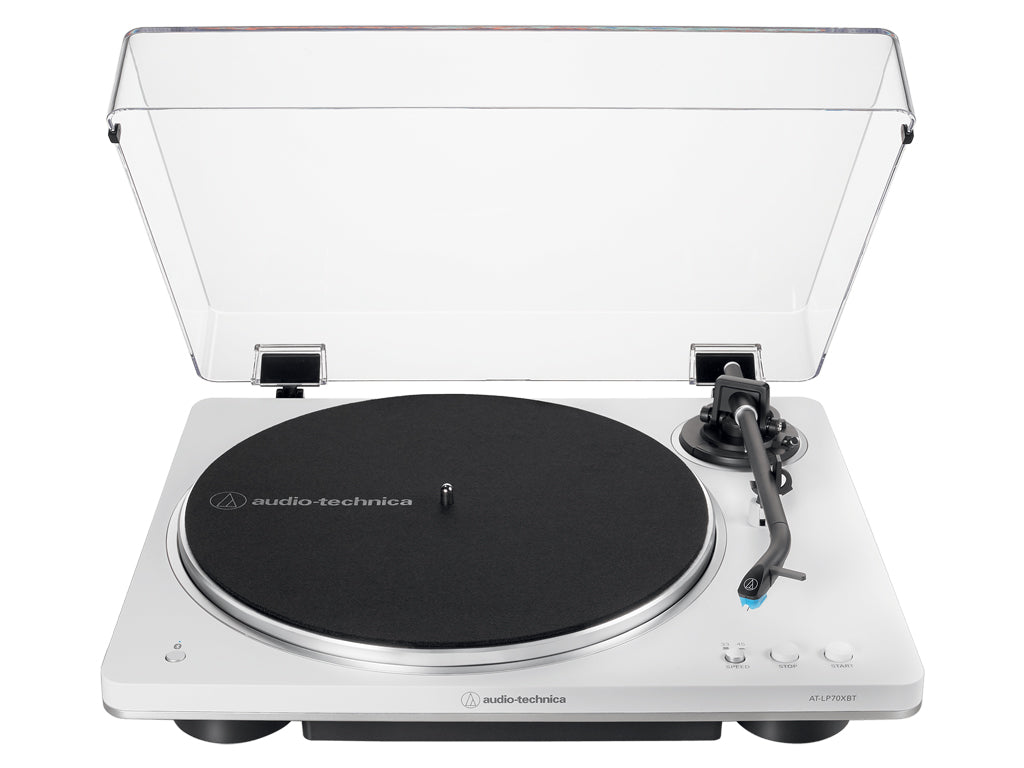 Gramofon Audio-Technica AT-LP70XBTWS, Bluetooth, belo-srebrn