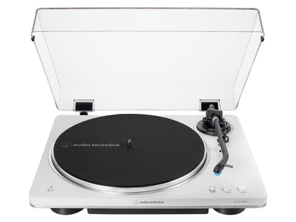 Gramofon Audio-Technica AT-LP70XBTWS, Bluetooth, belo-srebrn