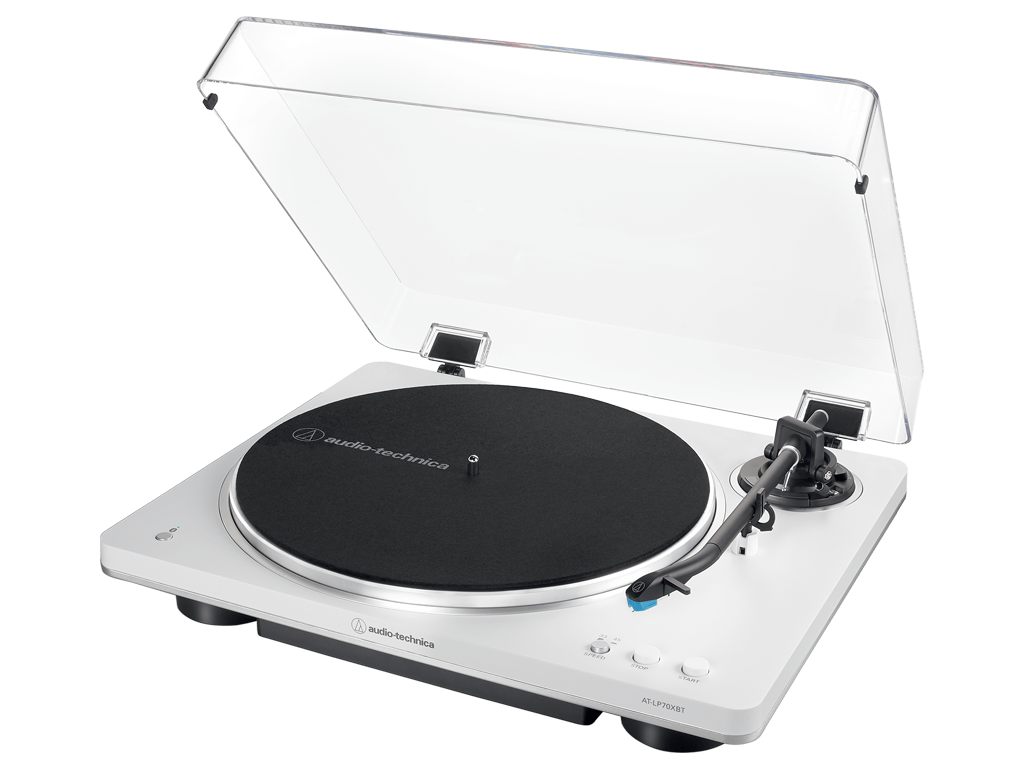 Gramofon Audio-Technica AT-LP70XBTWS, Bluetooth, belo-srebrn
