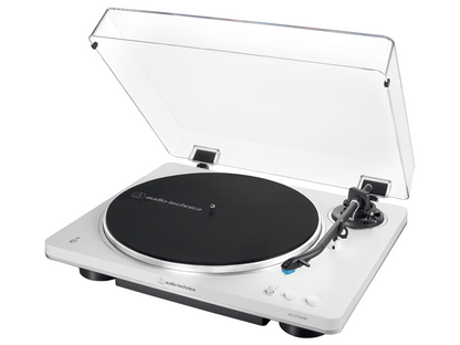 Gramofon Audio-Technica AT-LP70XBTWS, Bluetooth, belo-srebrn