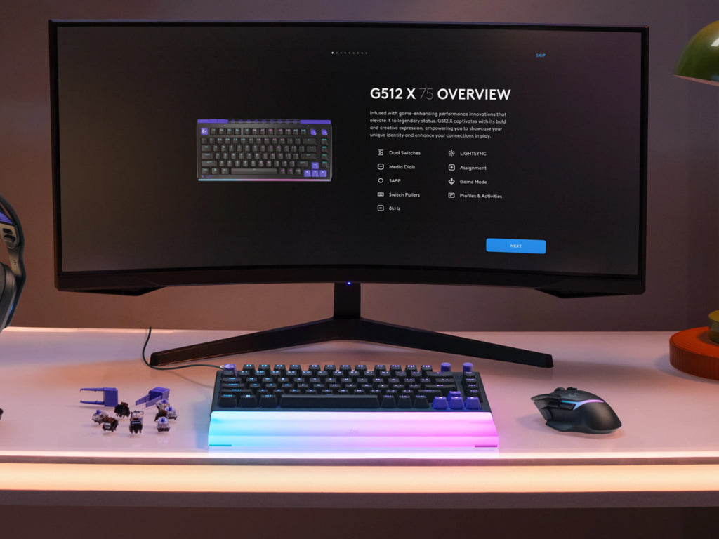 Tipkovnica Logitech G512 X 75, LINEAR, SLO g.