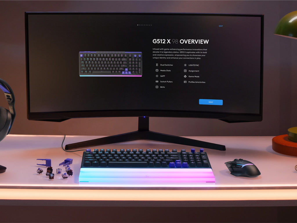 Tipkovnica Logitech G512 X 98, LINEAR, SLO g.