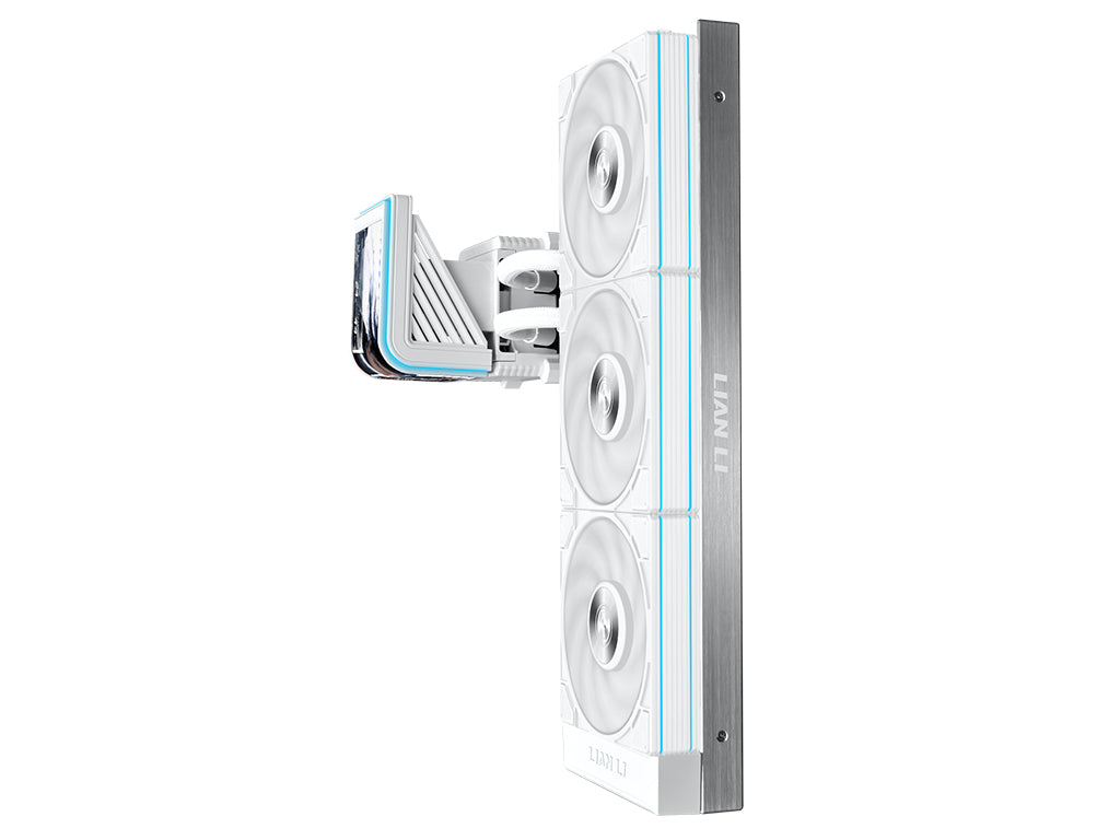 Komplet za tekočinsko hlajenje AIO Liquid Cooler Lian Li HydroShift II OLED Curved 360 P28 V2, bel